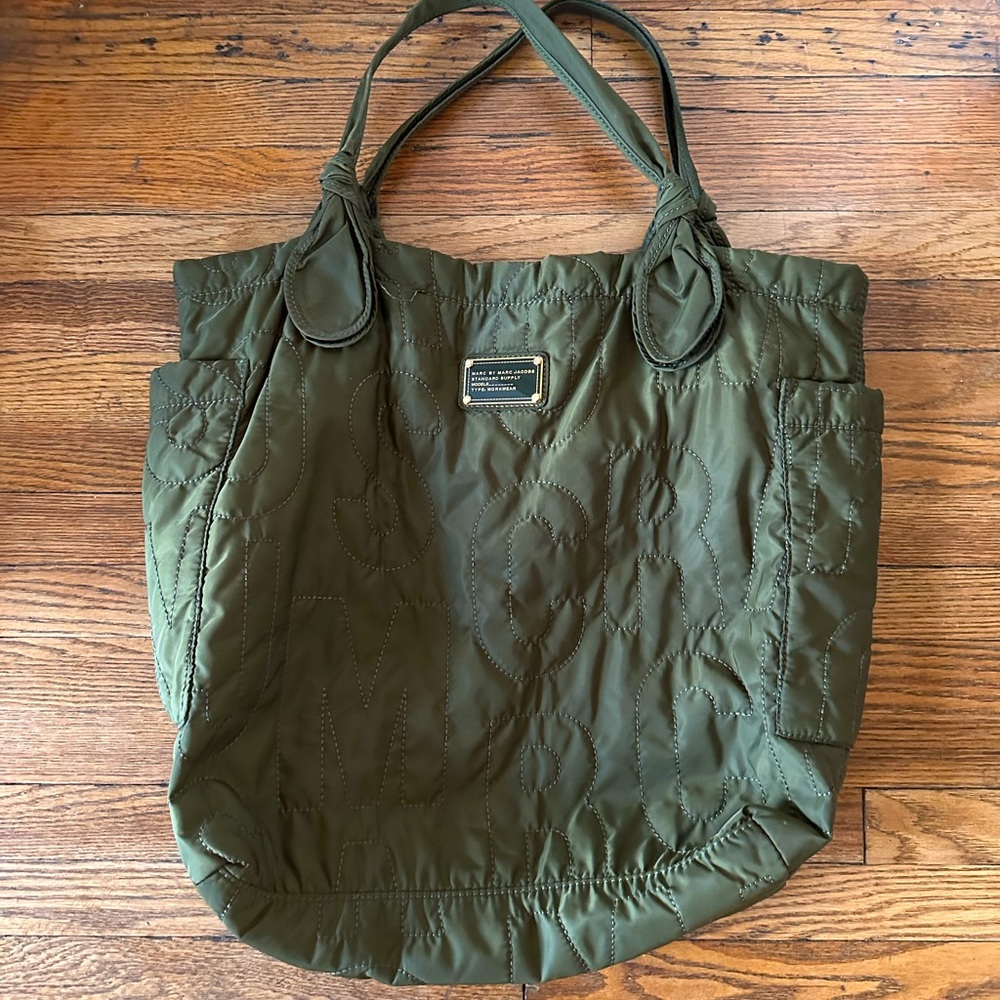 Green Marc Jacobs tote